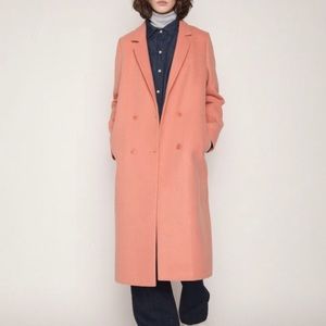 OAK + FORT Double Breasted Midi Coat